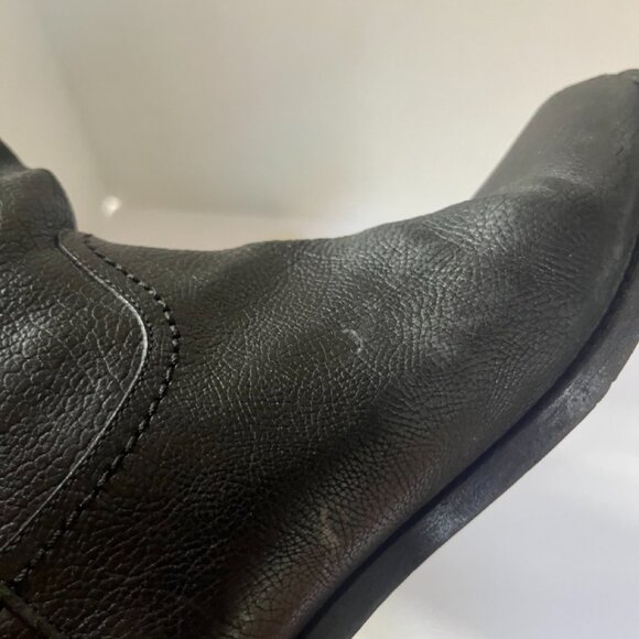 Chanel Black Leather Knee High Boots Size 38 / US 7.5 - Picture 9 of 14